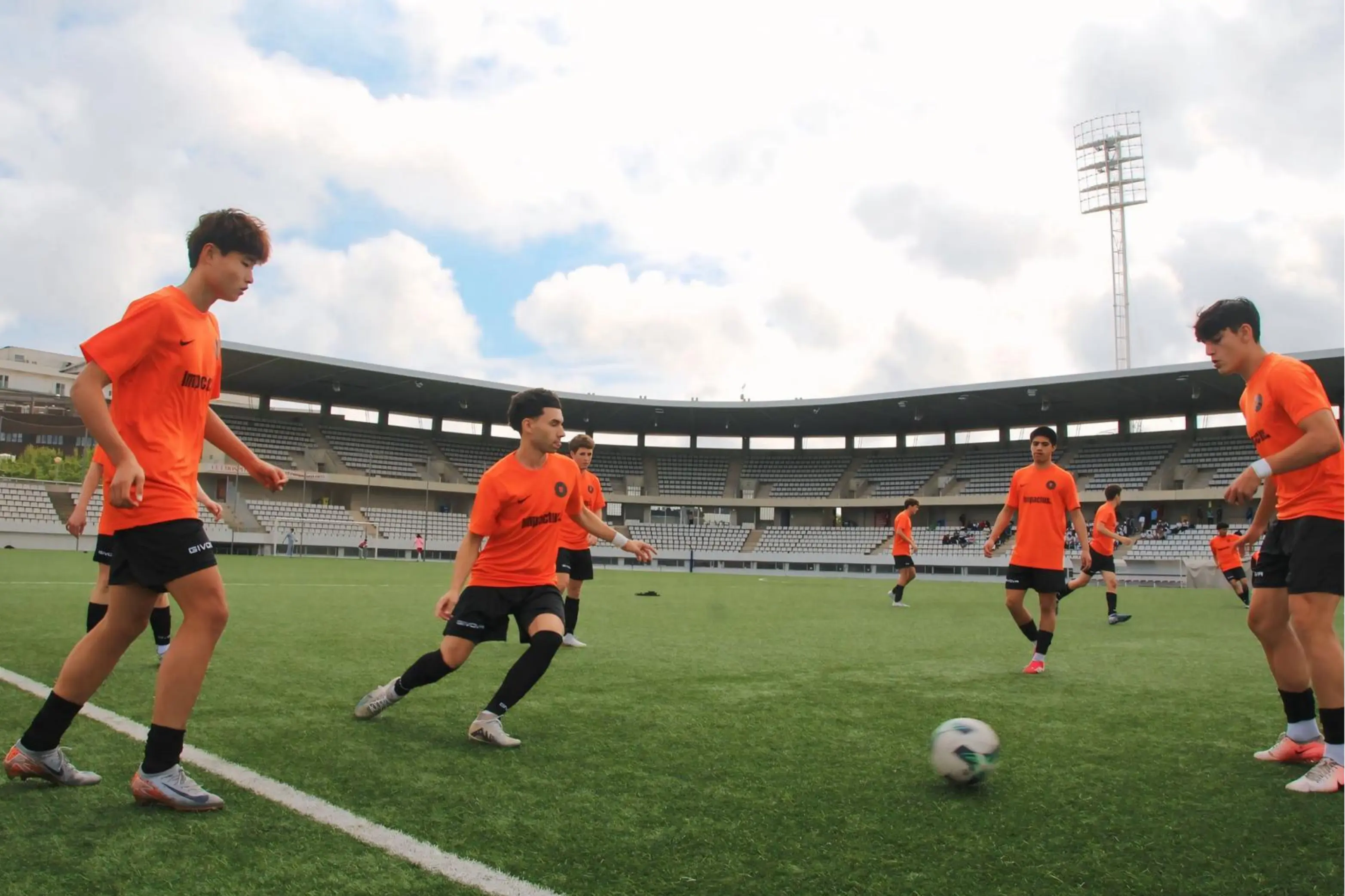 High performance football summer camp in Barcelona Spain